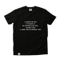 Disclaimer T-Shirt (Black)